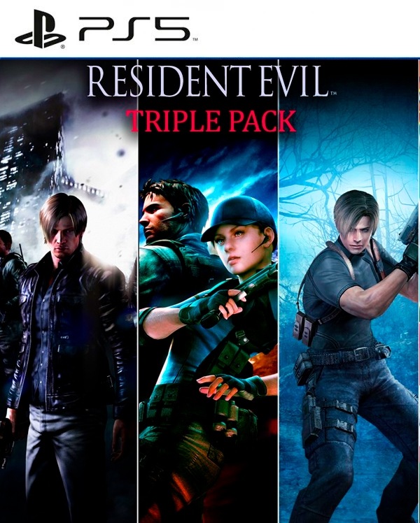 6 JUEGOS EN 1 MEGA PACK RESIDENT PS4, Juegos Digitales Brasil