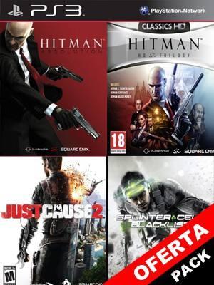 Hitman Trilogy HD Mas Hitman Absolution Special Edition Mas Just Cause 2 Ultimate Edition Mas Tom Clancys Splinter Cell Blacklist