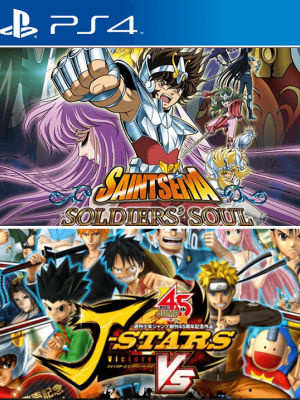 2 JUEGOS EN 1 SAINT SEIYA SOLDIERS SOUL MAS J Stars Victory VS PS4