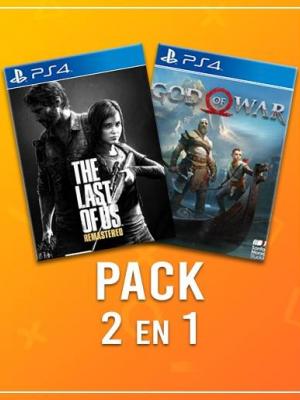 2 juegos en 1 GOD OF WAR mas THE LAST OF US REMASTERED PS4