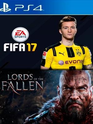 2 JUEGOS EN 1 FIFA 17 PS4 mas Lords of the Fallen PS4