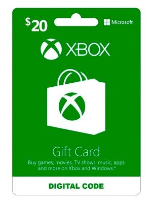 XBOX GIFT CARD 20$ USA